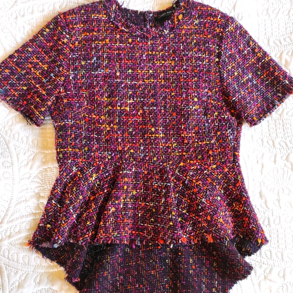 Zara Knit Style Dress Shirt